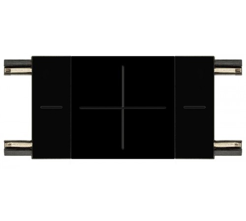 Коннектор  TRM-S5-SC BK прямой для тонкого магнитного трекового шинопровода черный  Б0059035  ЭРА