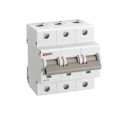 Выключатель автоматический ВА 47-125 3P 32А (C) 15кА PROXIMA   mcb47125-3-32C  EKF