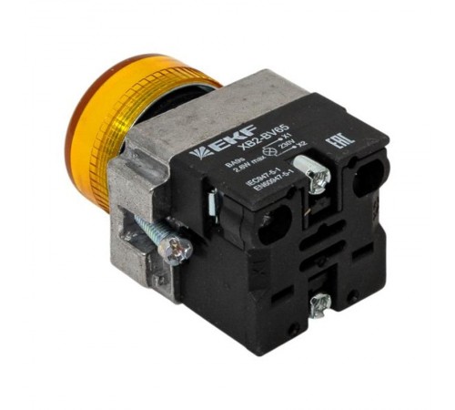 Лампа сигнальная BV65 желтая EKF PROxima  xb2-bv65  EKF