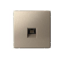 ArtGallery Шампань Розетка компьютерная RJ45, кат. 6A, механизм  GAL000586  SE