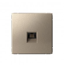 ArtGallery Шампань Розетка компьютерная RJ45, кат. 5е, механизм  GAL000583 SE