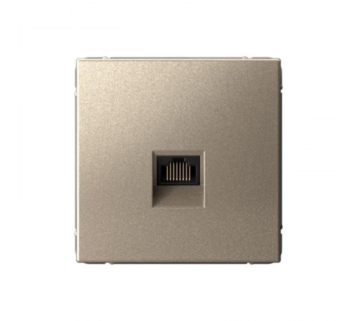 ArtGallery Шампань Розетка компьютерная RJ45, кат. 6A, механизм  GAL000586  SE