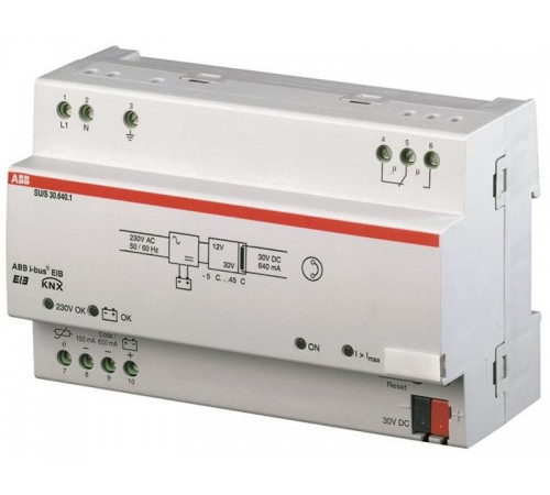 Источник бесперебойного питания с интегрированнымдросселем 640 мА, SU/S 30.640.1, MDRC  GHQ6310049R0111  ABB