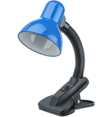 Светильник настольный светодиодный NDF-C011-60W-B-E27 прищепка, синий  61641  Navigator