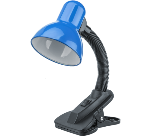 Светильник настольный светодиодный NDF-C011-60W-B-E27 прищепка, синий  61641  Navigator