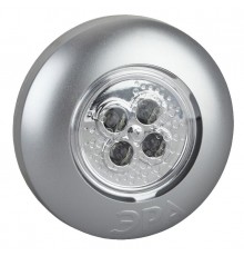 Светильник пушлайт (подсветка)  4хLED 3xAAA SB-503  Аврора серебристый (1 шт. в коробке)  Б0029183  ЭРА