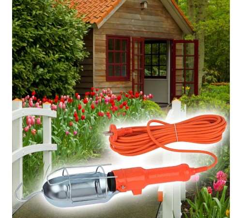 Светильник переносной WL-15m с выключателем 15м по лампу (10/240)  Б0035328  ЭРА