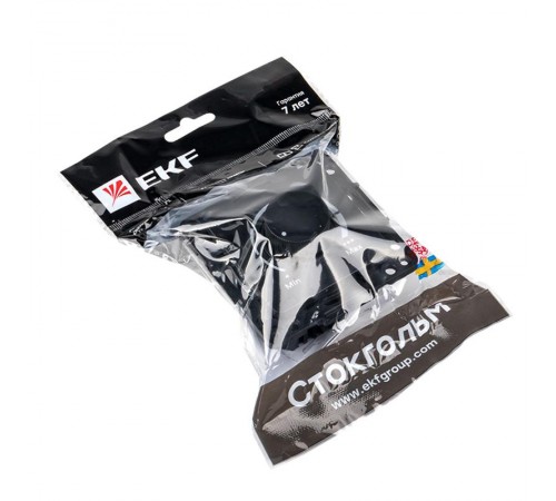 Стокгольм Механизм Светорегулятора 600W 220В черный PROxima  EZD06-101-10  EKF