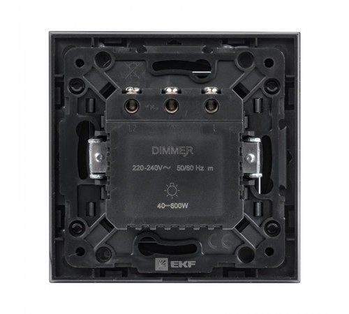 Стокгольм Механизм Светорегулятора 600W 220В черный PROxima  EZD06-101-10  EKF