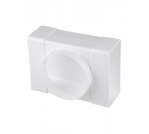 Тройник соединитель прямоугольного воздуховода с круглым, 60х120/D100,  SQ1807-1759  TDM