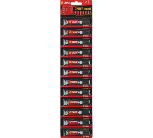 Супер-клей СВЕРХПРОЧНЫЙ 3 гр. лента BL-12 SSBL12-3  C0042302  СИЛА