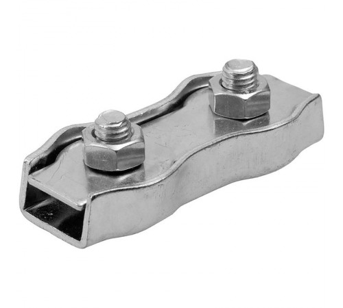 Зажим для троса Duplex 5 мм (1 шт) - ярлык ( 0,033 кг)  108074  Tech-KREP