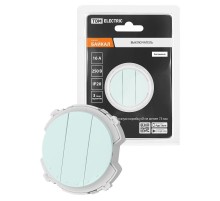 Выключатель 3-кл. 16А 250В проходной фисташковый, "Байкал"   SQ1819-0136  TDM