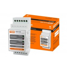 Реле контроля уровня серии РКУ-03-1нас/2рез/4ур/6датч-230/400В-DIN (без датчиков)  SQ1507-0004  TDM