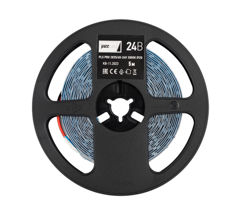 Лента светодиодная PLS PRO 2835/ 60-24V 3000K IP20 -5m  .5015616  Jazzway