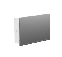 Корпус ArtShell Elegance встраиваемый силовой 22 модуля, серебряная металлическая дверь  artshell-e-22p-sm EKF