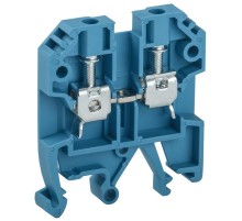 Клемма винтовая КВИ-4мм2 синяя  YZN30-004-K07  IEK