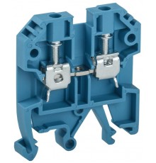 Клемма винтовая КВИ-4мм2 синяя  YZN30-004-K07  IEK