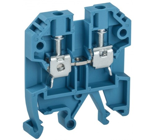 Клемма винтовая КВИ-4мм2 синяя  YZN30-004-K07  IEK