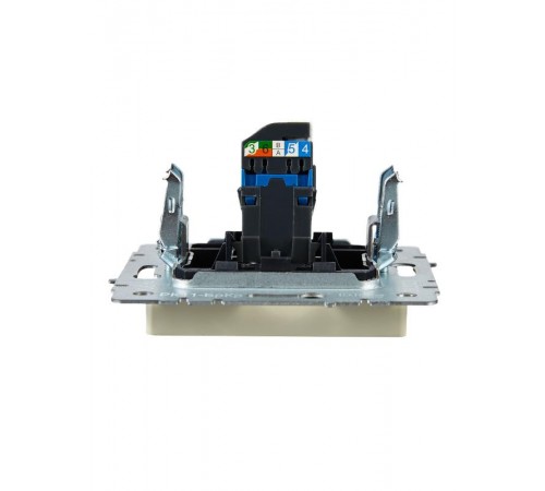 BRITE Розетка RJ45 компьютерная кат.6 РК11-БрКр бежевый  BR-K10-2-K10  IEK