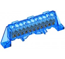 TEKFOR Шина N "ноль" в комбинированном DIN-изоляторе "Стойка" 6х9-11-С  TF-NN10-11-DP-K07  IEK