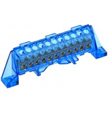 TEKFOR Шина N "ноль" в комбинированном DIN-изоляторе "Стойка" 6х9-11-С  TF-NN10-11-DP-K07  IEK