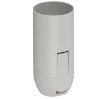 Патрон Е14 подвесной,пластик, белый (x50)  Б0043747  ЭРА