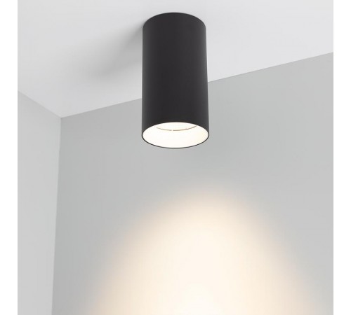 Светильник накладной SP-POLO-R85-1-15W Warm White 40deg (Black, White Ring)  022955  Arlight