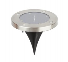 Cветильник садовый декоративный на солнечной батарее, ERAST040-08 сталь, пластик 13 см  Б0038502  ЭРА