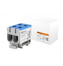 Клемма вводная силовая КВС 4 ввода 6-50 кв.мм.синяя  SQ0833-0102  TDM