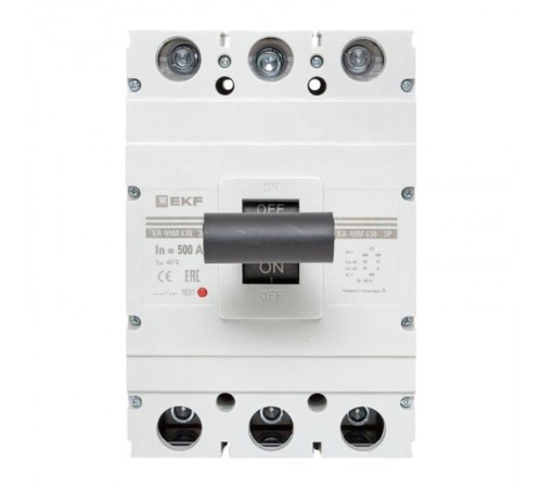 Выключатель автоматический ВА-99М 630/500А 3P 50кА EKF Basic  mccb99-630-500m  EKF