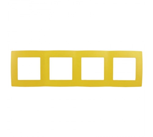Рамка на 4 поста 12-5004-21  ,  жёлтый  Б0019413  ЭРА