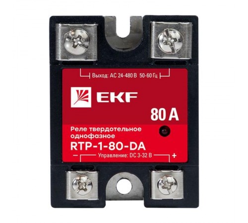 Реле твердотельное однофазное RTP-80-DA EKF PROxima   rtp-1-80-da   EKF