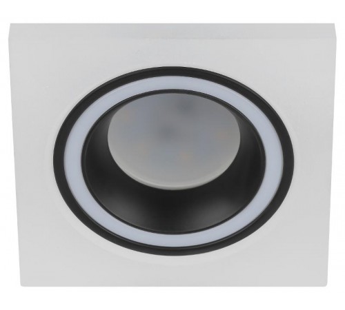 Светильник встраиваемый декоративный DK91 WH/BK MR16/GU5.3 белый/черный  Б0054361  ЭРА
