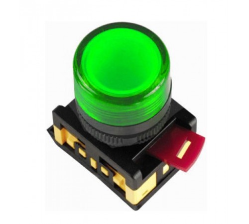 Лампа AL-22TE сигнальная d22мм зеленый неон/240В цилиндр   BLS30-ALTE-K06  GENERICA