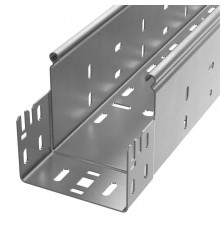 Лоток перфорированный Профи INOX (AISI 304) 100х100x3000 (1,0 мм) (6 м/уп)  PR16.13322  Промрукав