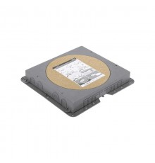 Simon Connect Монтажная коробка для люков в пол SF300-1, KF300-1, 52050203-035,в бетон,глубина 54,5-90 мм, пластик  G301C  Simon