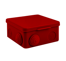 Коробка распаячная огнестойкая (100х100х50) 2 двойных кк/6 мм/8 вводов IP54 PROxima  plc-kmrf-100-206  EKF