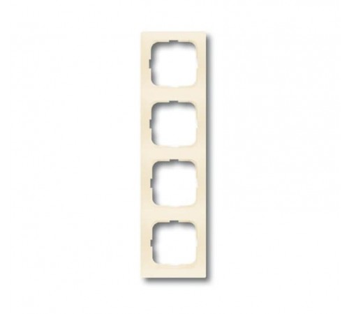 Рамка 4-постовая, серия spring, цвет слоновая кость  1725-0-1472   2CKA001725A1472  ABB