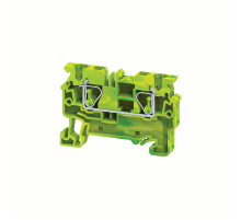 Клемма заземляющая пружинная OptiClip CXG-4-PE-(0,2-4)  289760  КЭАЗ