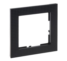 SUNO Рамка декоративная универсальная 1-постовая Цвет "Блэк пиксел"  721571  Legrand