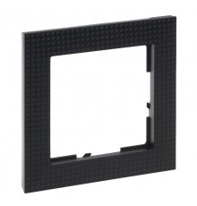 SUNO Рамка декоративная универсальная 1-постовая Цвет "Блэк пиксел"  721571  Legrand