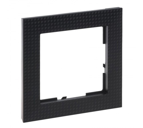 SUNO Рамка декоративная универсальная 1-постовая Цвет "Блэк пиксел"  721571  Legrand