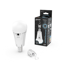 Лампа светодиодная A80 12W 900lm 4100K Е27 авар. с Li-Ion аккумулятором  102002212  Gauss