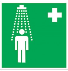 Знак медицинского и санитарного назначения EC 03 "Пункт приема гигиенических процедур " 200х200 мм  an-ec-03  EKF