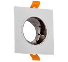 Светильник точечный  4107 встр. поворотн. GU10 белый/шокол. пласт.  LT-UVB0-4107-GU10-1-K30  IEK