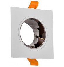 Светильник точечный  4107 встр. поворотн. GU10 белый/шокол. пласт.  LT-UVB0-4107-GU10-1-K30  IEK