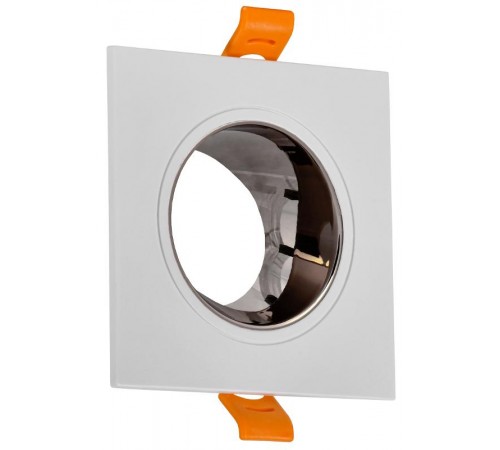 Светильник точечный  4107 встр. поворотн. GU10 белый/шокол. пласт.  LT-UVB0-4107-GU10-1-K30  IEK