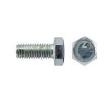 Болт DIN933 8.8 с шестигранной головкой оцинк. М5х16 (100 шт) - коробка с ок. Tech-K ( 0,346 кг)  105196  Tech-KREP