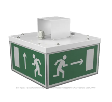 Световой указатель аварийного освещения BS-CUBE-71-S1-STABILAR2  a15407  Белый свет